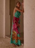 Morning Crush Cowl Maxi Dress - Jungle Bloom