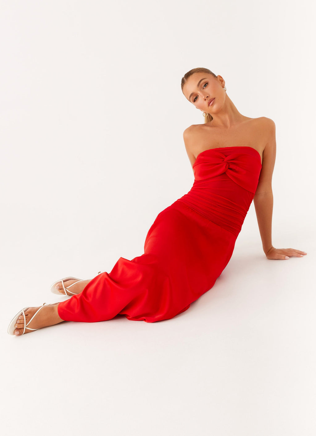 Rewind Maxi Dress - Tangerine