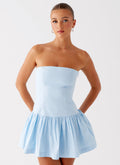 Riviera Mini Dress - Blue