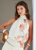 Romelia Halter Top - Siena Floral